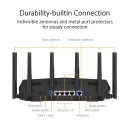 ASUS TUF Gaming AX5400 Dual Band WiFi 6 Gaming Router with dedicated Gaming Port, 3 steps port forwarding, AiMesh for mesh WiFi, AiProtection Pro network security and AURA RGB lighting