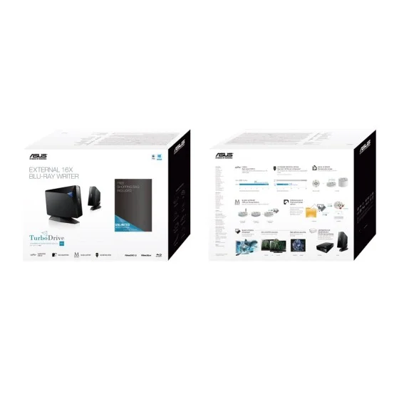 ASUS BW-16D1H-U PRO External USB 3.0 Blu-ray burner ASUS BW-16D1H-U PRO External USB 3.0 Blu-ray burner