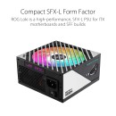 ASUS ROG LOKI 1000P SFX-L Gaming 80 Plus Platinum ATX 3.0 Compatible Power Supply Units with Axial-Tech Cooling, PCIe Gen 5.0 Ready and ARGB-Illuminated Fan & Aura Sync
