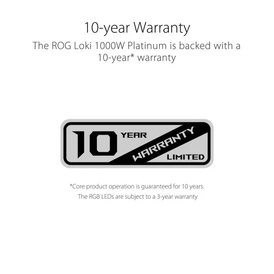ASUS ROG LOKI 1000P SFX-L Gaming 80 Plus Platinum ATX 3.0 Compatible Power Supply Units with Axial-Tech Cooling, PCIe Gen 5.0 Ready and ARGB-Illuminated Fan & Aura Sync ASUS ROG LOKI 1000P SFX-L Gaming 80 Plus Platinum ATX 3.0 Compatible Power Supply Units with Axial-Tech Cooling, PCIe Gen 5.0 Ready and ARGB-Illuminated Fan & Aura Sync