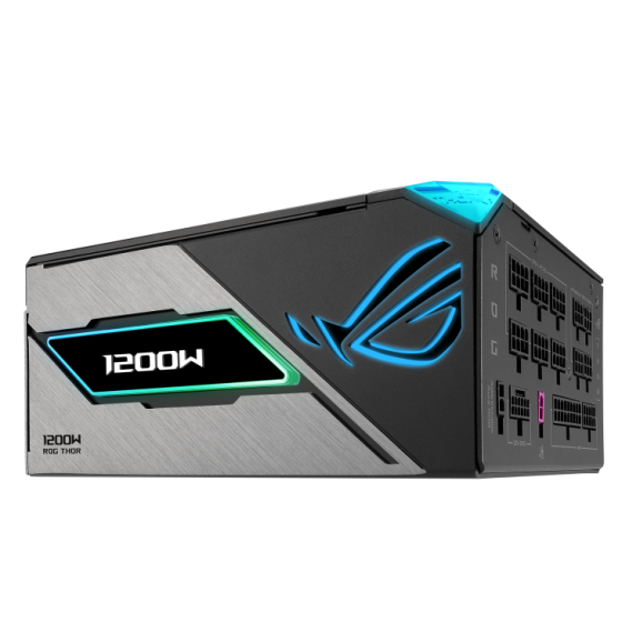 Asus ROG Thor 1200W Platinum III ATX 3.1 Fully Modular Power Supply Unit with Gen Mosfeet, GPU-FIRST Intelligent Voltage Stabilizer, 80 PLUS Cybenetics Platinum, Cybenetics Lambda A++, PCIe Gen5.1 Ready, ATX 3.1 Compatible (Future Reddy) and 10-Year Warra
