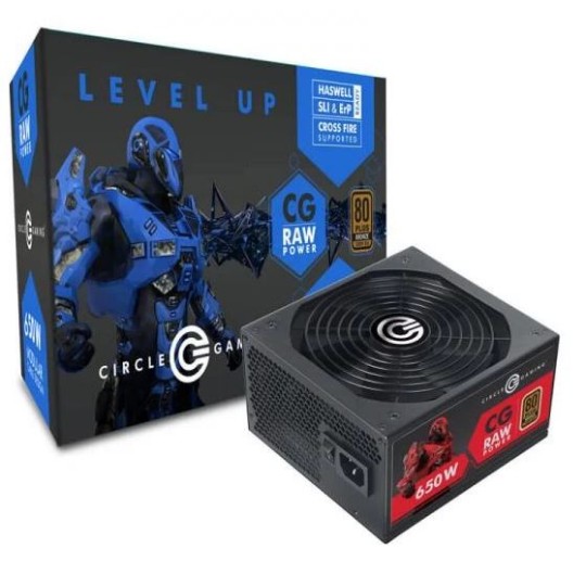 Circle Gamiing CG Raw Power Supply 650w Modular