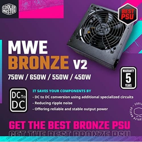 Cooler Master MWE 450 Bronze V2 450W PSU