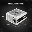 Corsair RM850 White 80 PLUS Glod ATX Power Supply