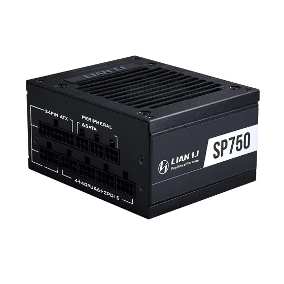 Lian LI SP750 80 Plus Gold Power Supply Fully Modular Performance SFX Form Factor