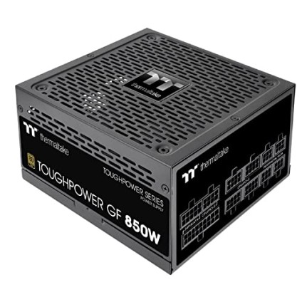 Thermaltake Toughpower GF 850W 80 Plus Gold SMPS All Flat Cables, Black