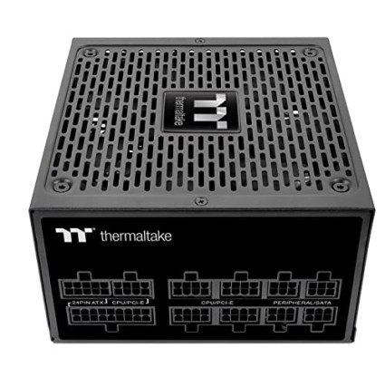 Thermaltake Toughpower GF 850W 80 Plus Gold SMPS All Flat Cables, Black