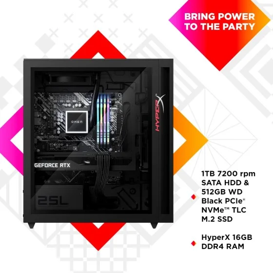 HP Omen 25L Gaming Desktop GT15-1107in HP Omen 25L Gaming Desktop GT15-1107in