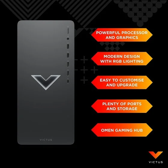HP Victus 15L Gaming Desktop TG02-1106in HP Victus 15L Gaming Desktop TG02-1106in