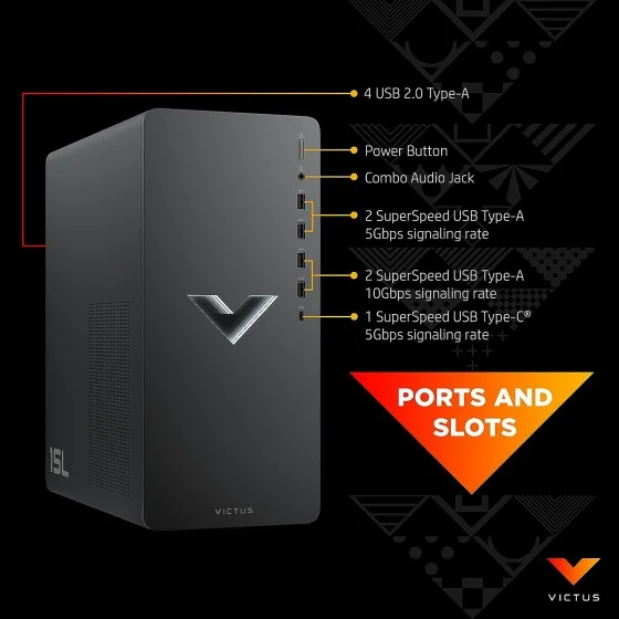 HP Victus 15L Gaming Desktop TG02-1106in HP Victus 15L Gaming Desktop TG02-1106in