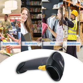 Zebra LS2208-7AZU0100ZY 1D Handheld Barcode Scanner Wired USB Optical Laser Black Imager Corded Reader Zebra LS2208-7AZU0100ZY 1D Handheld Barcode Scanner Wired USB Optical Laser Black Imager Corded Reader