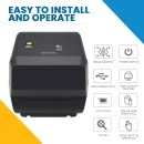 Zebra ZD23A42-30GG0GNZ 203 dpi Thermal Transfer Printer Zebra ZD23A42-30GG0GNZ 203 dpi Thermal Transfer Printer