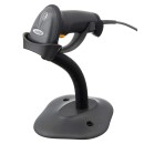 Zebra LS2208-SR20007R-Y 1D Handheld Barcode Scanner Wired Optical Laser Black Corded Reader Imager with Stand and USB Cord |Zebra LS2208-SR20007R-Y 
