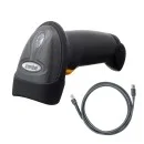 Zebra LS2208-SR20007R-Y 1D Handheld Barcode Scanner Wired Optical Laser Black Corded Reader Imager with Stand and USB Cord |Zebra LS2208-SR20007R-Y 