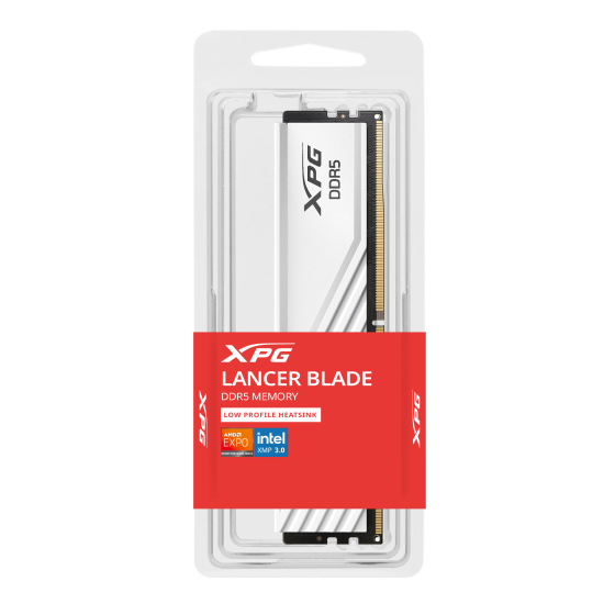 Adata XPG Lancer Blade 16GB DDR5 6000MHz White Desktop Ram Adata XPG Lancer Blade 16GB DDR5 6000MHz White Desktop Ram