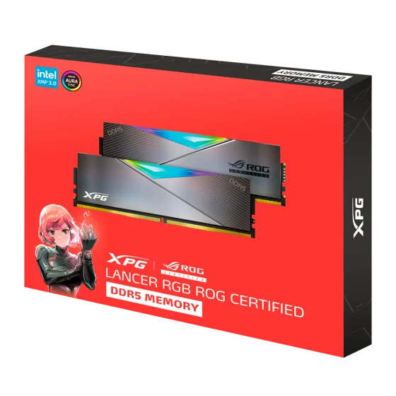Adata XPG Lancer RGB ROG Certified 24GBx2 DDR5 7200MHz Desktop Ram Adata XPG Lancer RGB ROG Certified 24GBx2 DDR5 7200MHz Desktop Ram