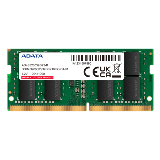 ADATA Premier 16GB 3200MHz CL22 Laptop Memory