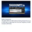ADATA 32GB DDR5 5600Mhz SO-DIMM Laptop Memory (AD5S560032G-S) ADATA 32GB DDR5 5600Mhz SO-DIMM Laptop Memory Module