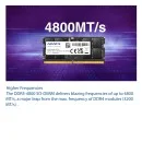 ADATA 16GB (8GBx2) DDR5 4800Mhz SO-DIMM Laptop Memory ADATA 16GB (8GBx2) DDR5 4800Mhz SO-DIMM Laptop Memory