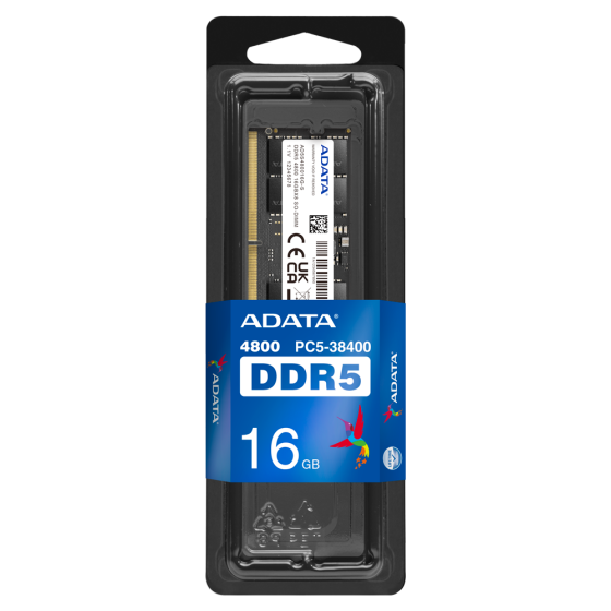 ADATA 16GB DDR5 4800 Mhz SO-DIMM Laptop Memory