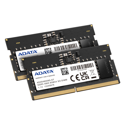 ADATA 16GB (8GBx2) DDR5 4800Mhz SO-DIMM Laptop Memory