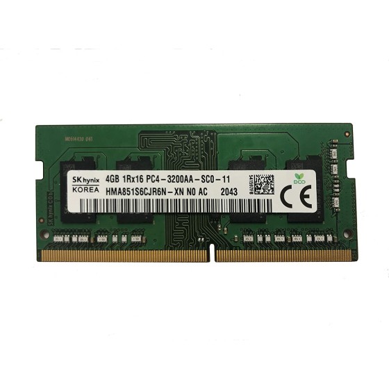 SK Hynix 4GB DDR4 3200MHz PC4-25600 1.2V 1R x 16 SODIMM Laptop RAM Memory
