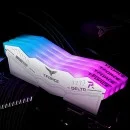 TeamGroup T-Force Delta RGB 32GB (2x16GB) DDR5 White Desktop Memory Module Ram for 600 Series Chipset
