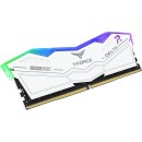 TEAMGROUP T-Force Delta RGB DDR5 Ram 32GB Kit (2x16GB) 6000MHz (PC5-41600) CL38 Desktop Memory Module Ram (White) for 600 Series Chipset