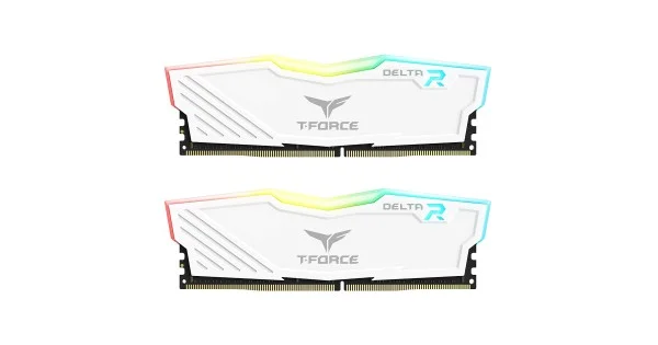 Teamgroup Delta RGB 16GB DDR4 Ram White Kit