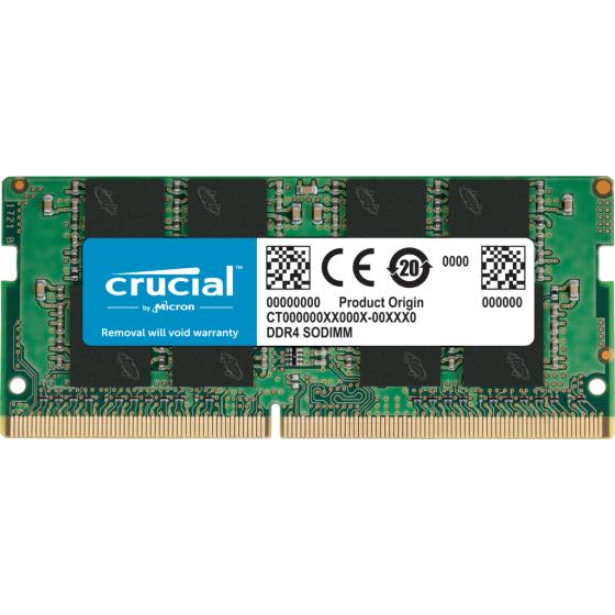 Crucial 32GB (1 x 32GB) DDR4 3200MHz Laptop RAM