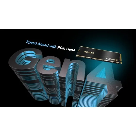 ADATA Legend 960 2TB PCIe Gen4 x4 NVMe (1.4) M.2 Internal Gaming Solid State Drive Up to 7,400 MB/s (ALEG-960-2TCS) ADATA Legend 960 2TB PCIe Gen4 x4 NVMe (1.4) M.2 Internal Gaming Solid State Drive Up to 7,400 MB/s (ALEG-960-2TCS)