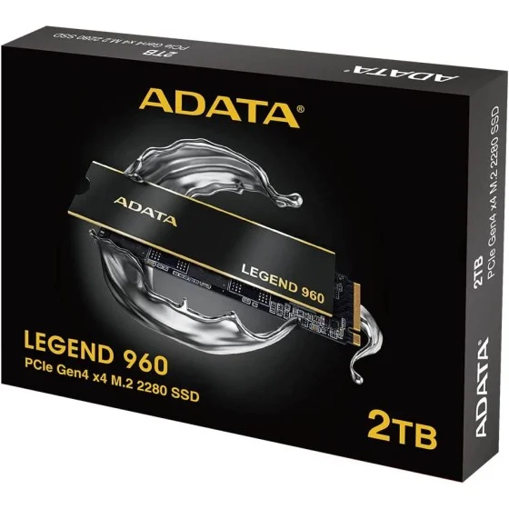 ADATA Legend 960 2TB PCIe Gen4 x4 NVMe (1.4) M.2 Internal Gaming Solid State Drive Up to 7,400 MB/s (ALEG-960-2TCS) ADATA Legend 960 2TB PCIe Gen4 x4 NVMe (1.4) M.2 Internal Gaming Solid State Drive Up to 7,400 MB/s (ALEG-960-2TCS)