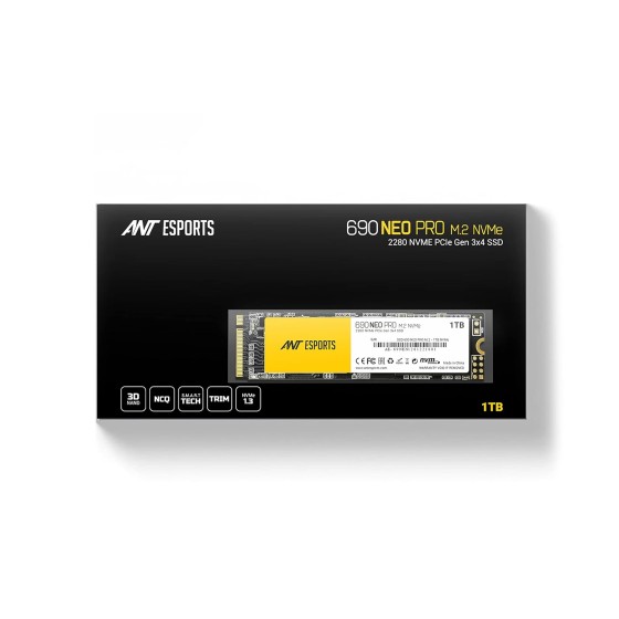 ANT Esports 690 Neo Pro 1TB M.2 NMVE PCIe Gen3 SSD