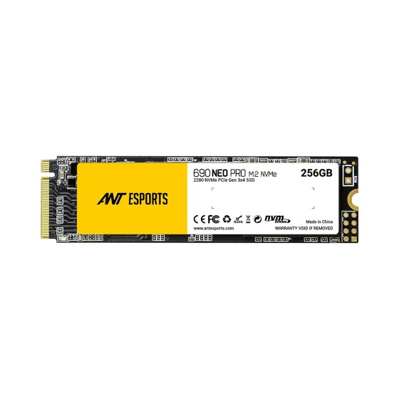 ANT Esports 690 Neo Pro 256GB M.2 NMVE PCIe Gen3 SSD