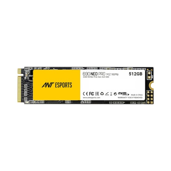 ANT Esports 690 Neo Pro 512GB M.2 NMVE PCIe Gen3 SSD