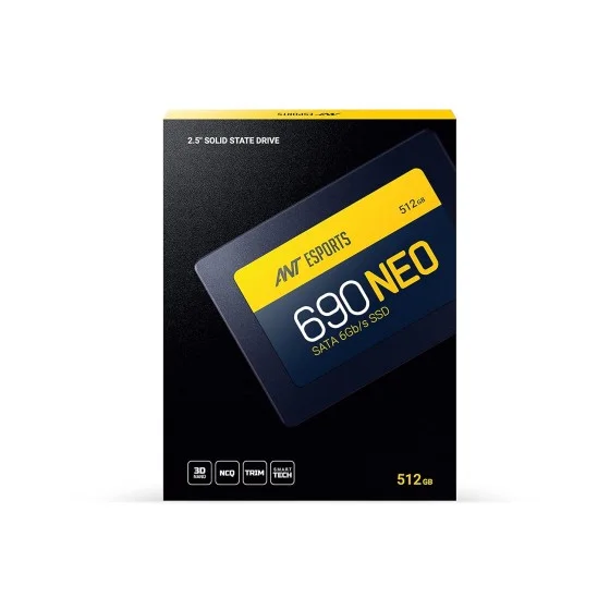 ANT Esports 690 Neo 512GB 2.5Inch Sata SSD ANT Esports 690 Neo 512GB 2.5Inch Sata SSD