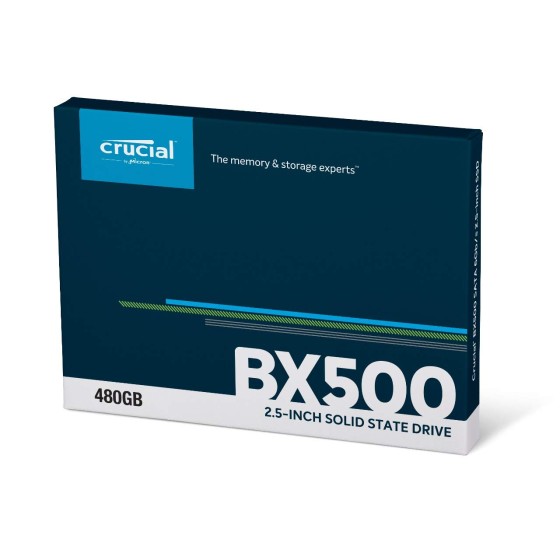 Crucial BX500 480GB Internal Sata SSD 2.5 Inch