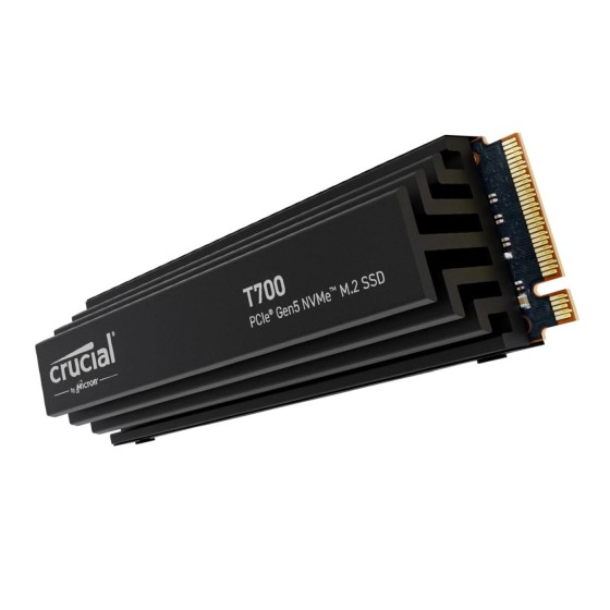 Crucial T700 2TB Gen5 NVMe M.2 SSD with Heatsink