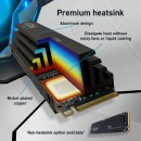 Crucial T700 4TB Gen5 NVMe M.2 SSD with Heatsink