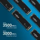 Crucial P3 500GB M.2 NVMe PCIe Gen3 Solid State Drive
