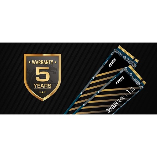 MSI Spatium M390 500GB M.2 NVMe Internal SSD MSI Spatium M390 500GB M.2 NVMe Internal SSD