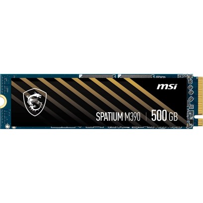 MSI Spatium M390 500GB M.2 NVMe Internal SSD MSI Spatium M390 500GB M.2 NVMe Internal SSD