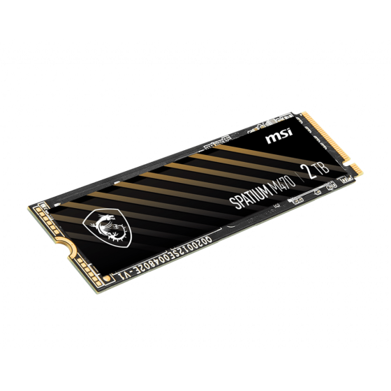 MSI SPATIUM M470 2TB M.2 PCIe Gen 4 NVMe SSD