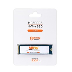 MiPhi MP300G3 512GB PCIe Gen 3 M.2 NVMe SSD