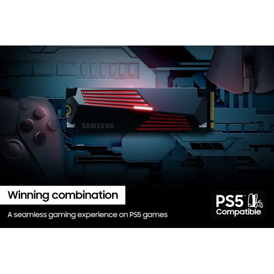 Samsung 990 Pro Heatsink 1TB Gen4 M.2 Nvme SSD Samsung 990 Pro Heatsink 1TB Gen4 M.2 Nvme SSD