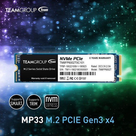 TeamGroup MP33 Pro 2TB M.2 NVME SSD