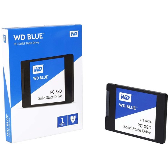 WD Blue 3D NAND 2.5-Inch 7mm 1TB SATA 6Gb/s Internal Solid State Drive
