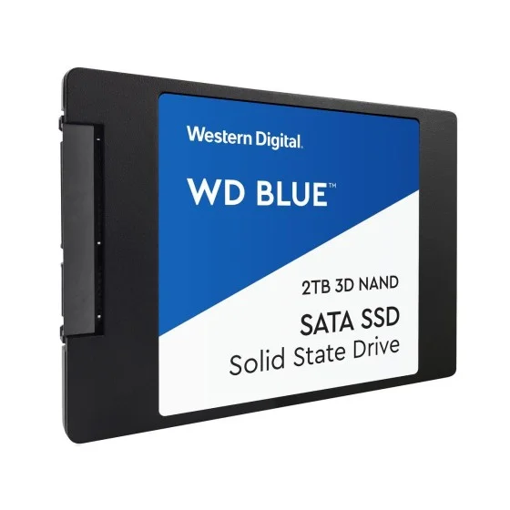 WD Blue 3D NAND 2.5-Inch 7mm 2TB SATA 6Gb/s Internal Solid State Drive WD Blue 3D NAND 2.5-Inch 7mm 2TB SATA 6Gb/s Internal Solid State Drive