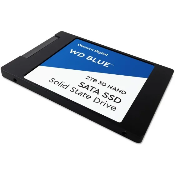 WD Blue 3D NAND 2.5-Inch 7mm 2TB SATA 6Gb/s Internal Solid State Drive WD Blue 3D NAND 2.5-Inch 7mm 2TB SATA 6Gb/s Internal Solid State Drive
