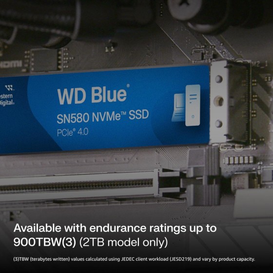 Western Digital Blue SN580 NVMe 2TB M.2 Gen4 SSD